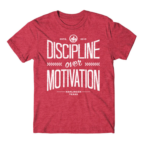 DISCIPLINE OVER MOTIVATION - T-SHIRT - $C9H65Z$ Thumbnail